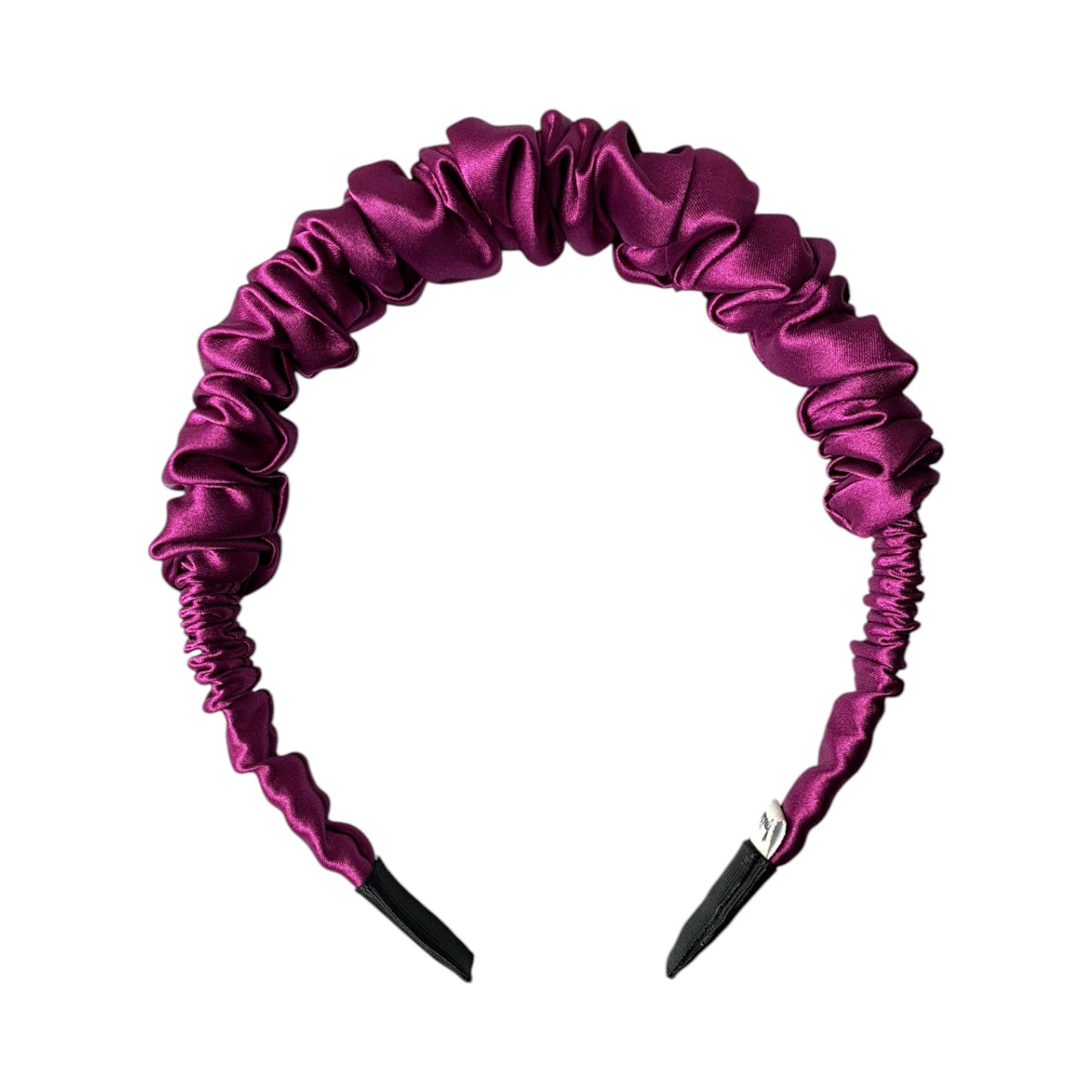DIADEMA SATINADA SCRUNCH - FUCSIA GLAM